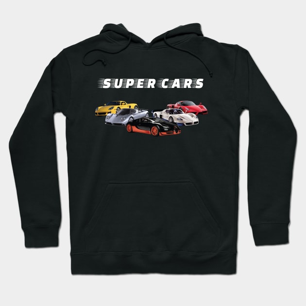 Supercars Hoodie by JDesigns77